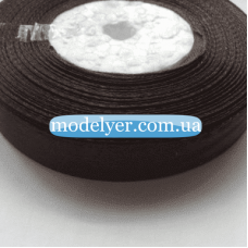 Лента атласная 1,2 см (коричневый)